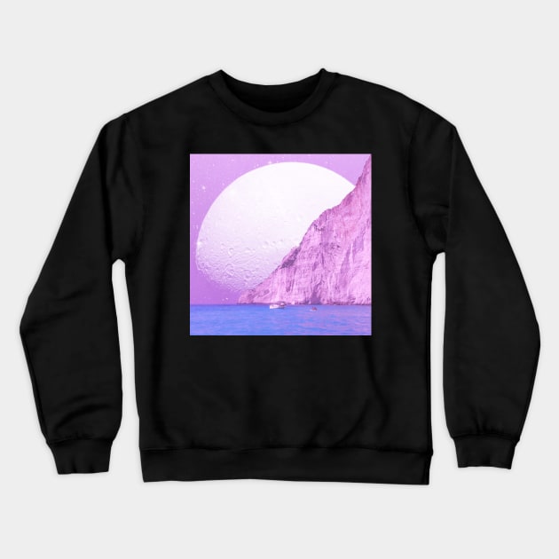 Moon Day Crewneck Sweatshirt by RiddhiShah